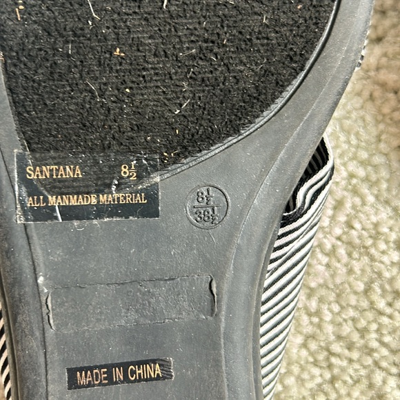 NWOT Lulu's striped sandals - Picture 5 of 7